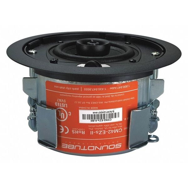 In-Ceiling Speaker, Black, 20 Max. Wattage