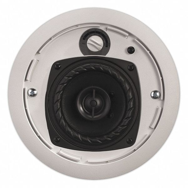 In-Ceiling Speaker, White, 20 Max. Wattage
