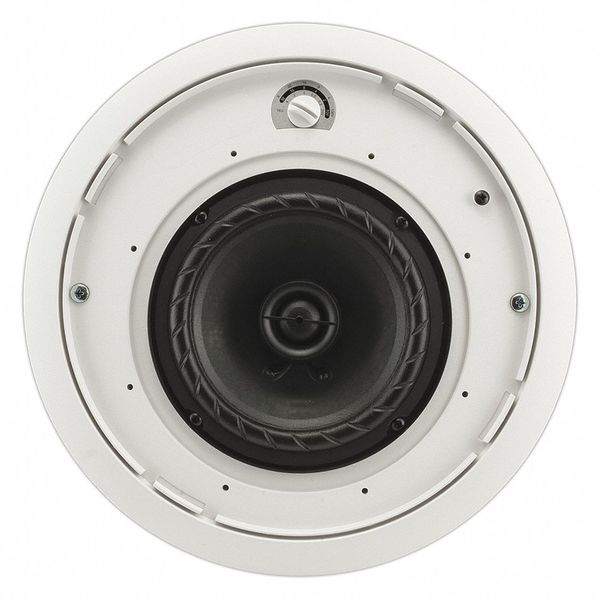 In-Ceiling Speaker, White, 50 Max. Wattage