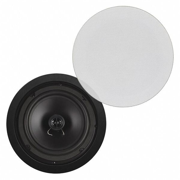 In-Ceiling Speaker, White, 100 Max Wattage