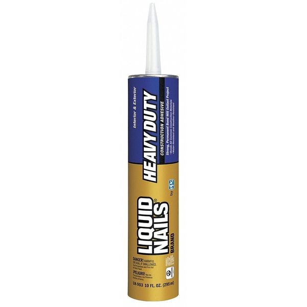 Construction Adhesive, Heavy Duty Series, Tan, 10 oz, Cartridge