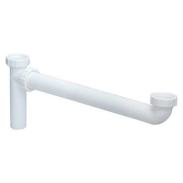 End Outlet Waste Tee, White Drain