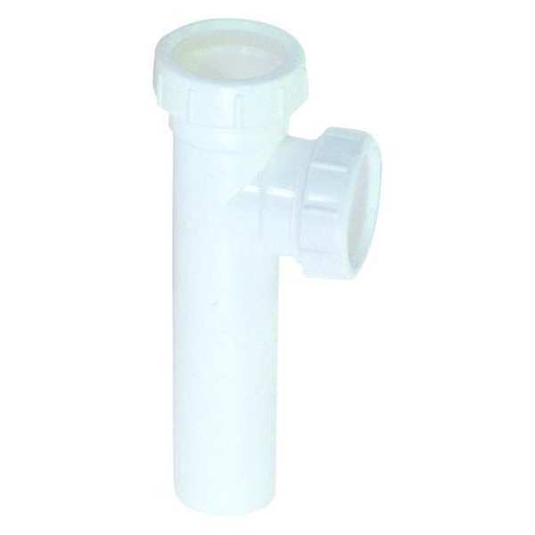 End Outlet Tee, Wht Drain, Slip Connection