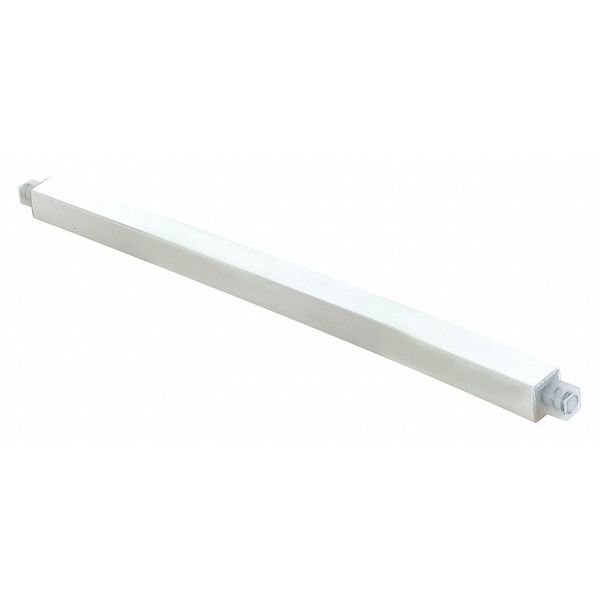 Towel Bar, 3/4 in H, 24 in W, 3/4 in D, Plastic, Unfinished