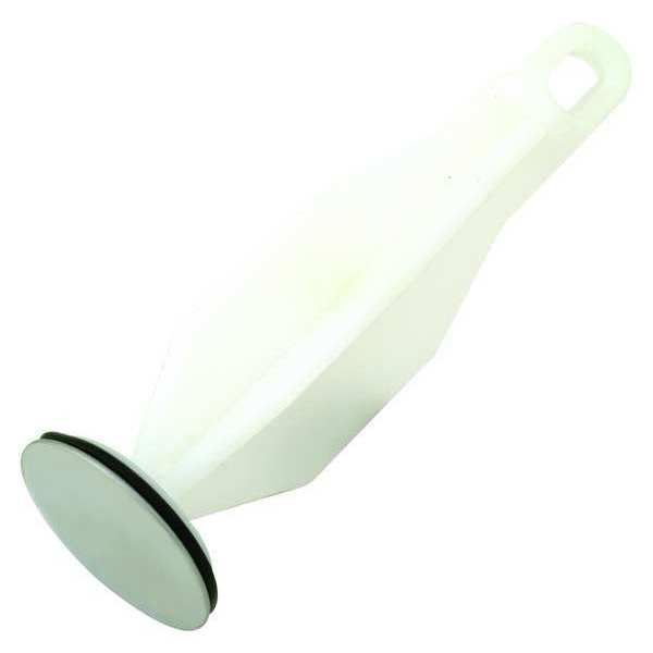 Pop-Up Stopper, White, Pipe 1-1/4