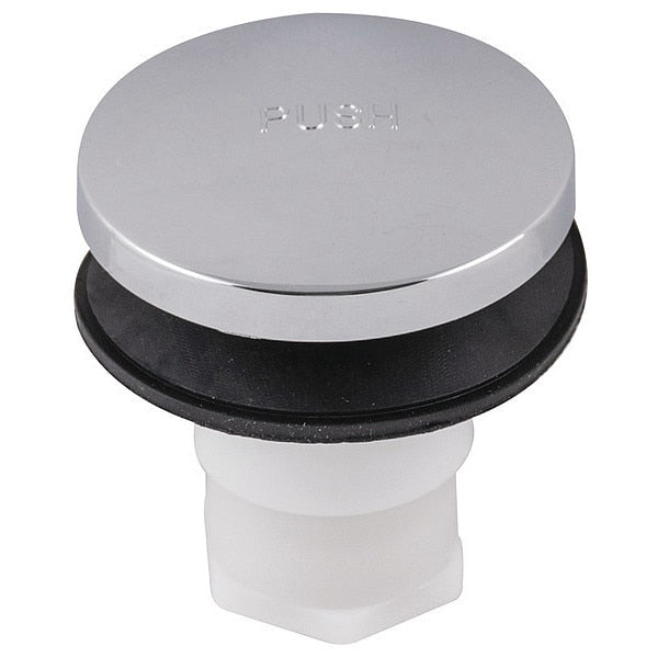 Tip-Toe Drain Stopper, Silver