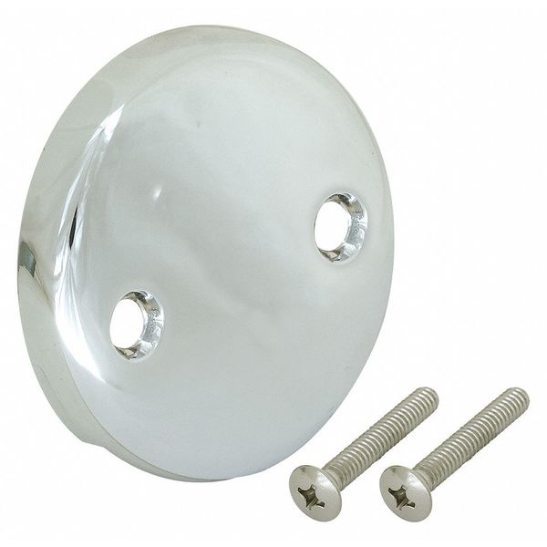 Overflow Face Plate, Silver