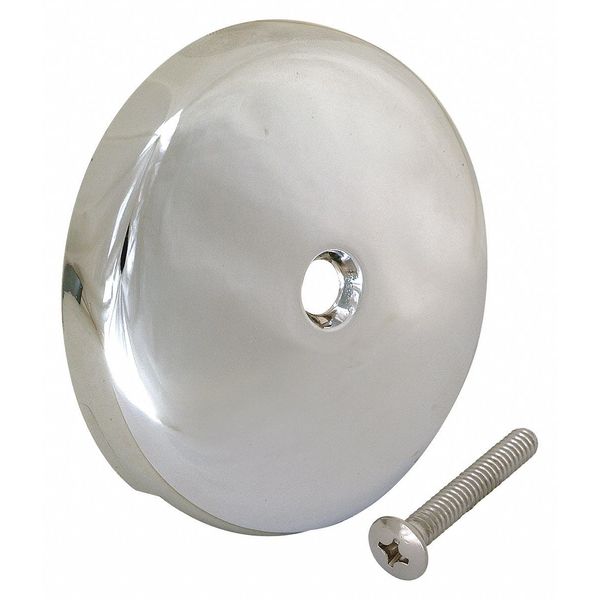 Overflow Face Plate, Silver