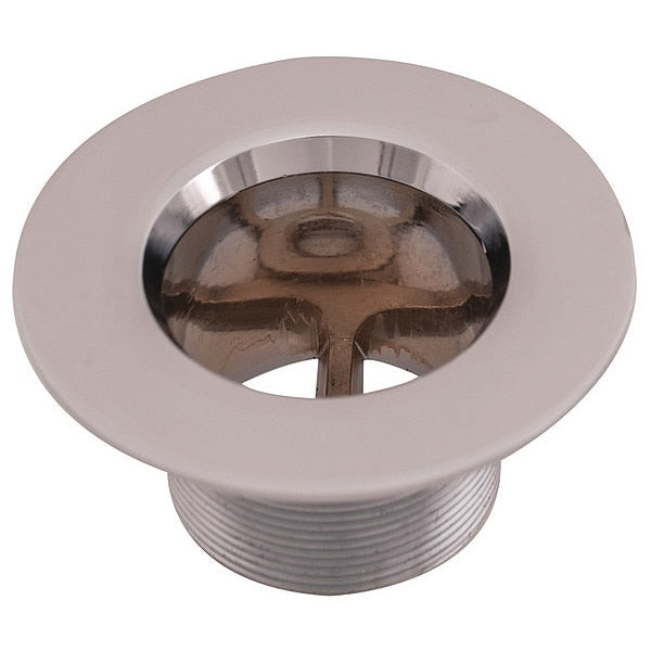 Bath Strainer Body, Silver, Pipe 1-3/8