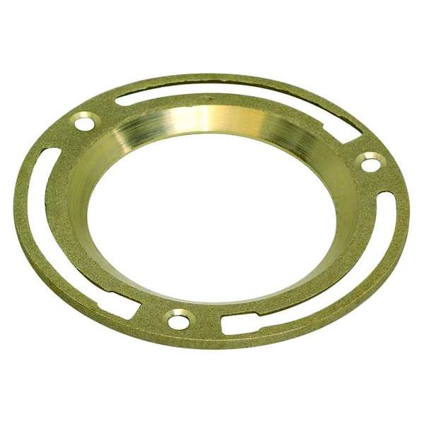 Closet Flange, Brass, Yellow