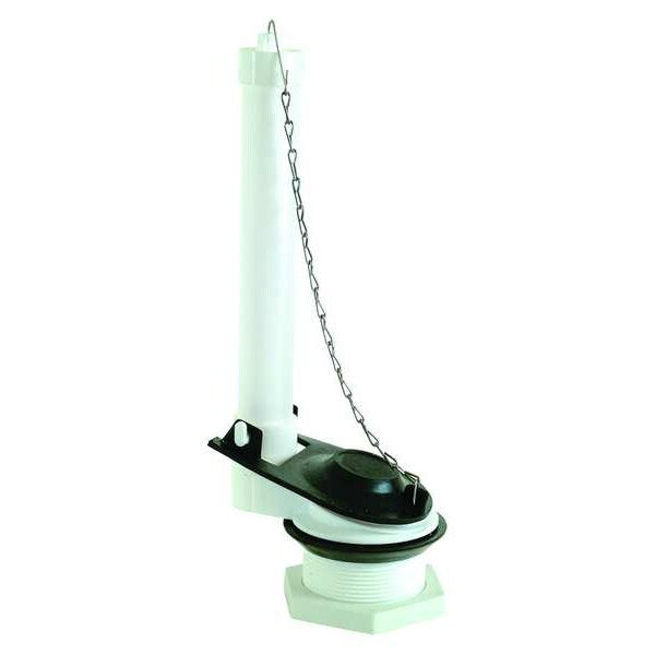 Flush Valve, Plastic, White