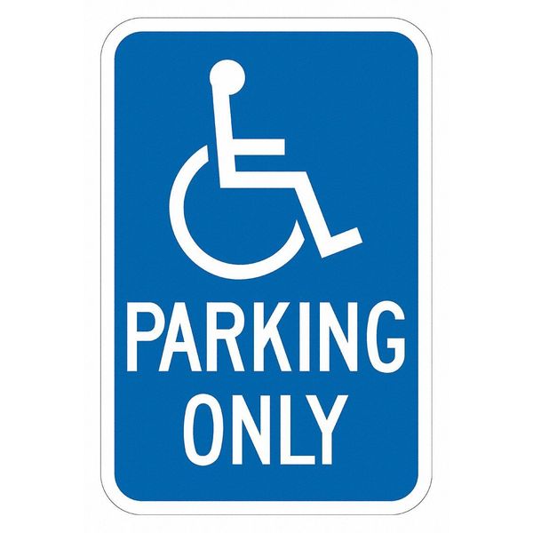 Handicap Parking CA Sign, 18