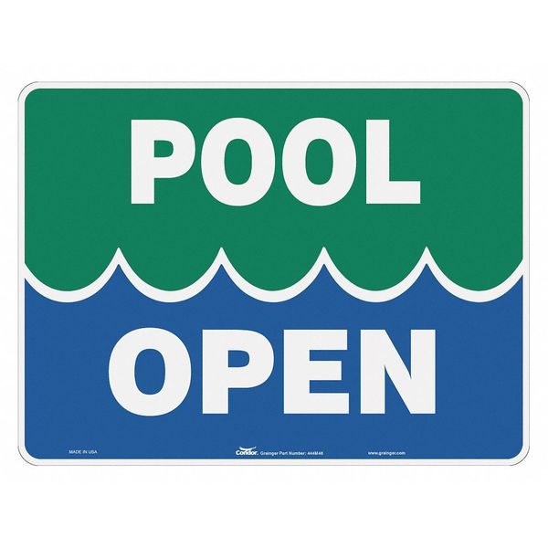 Safety Pool Rules Sign, 18