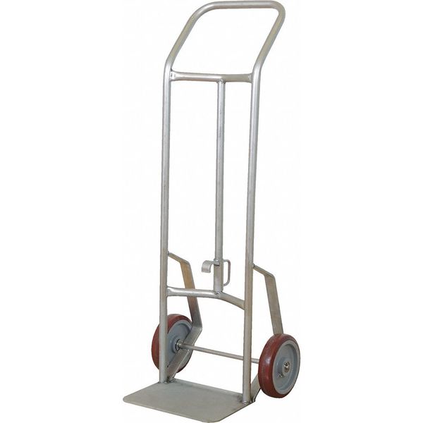 Hand Truck, 600 lb. Ld Cap., Silver