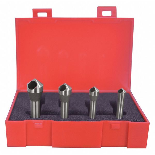 Countersink/Deburring Tool Set, 4 Pieces