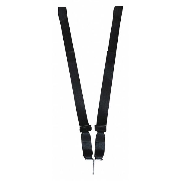 Strap, Black, 7 ft. L x 2-1/2