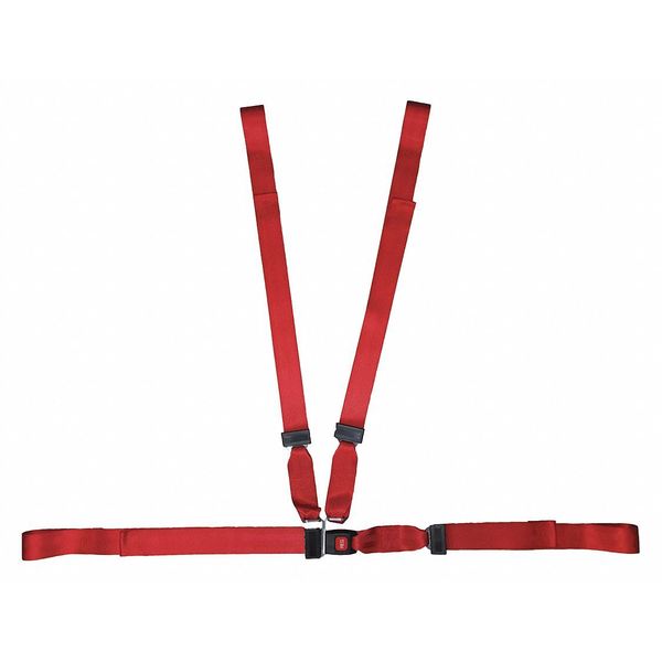 Strap, Red, 6 ft. L x 2-1/2