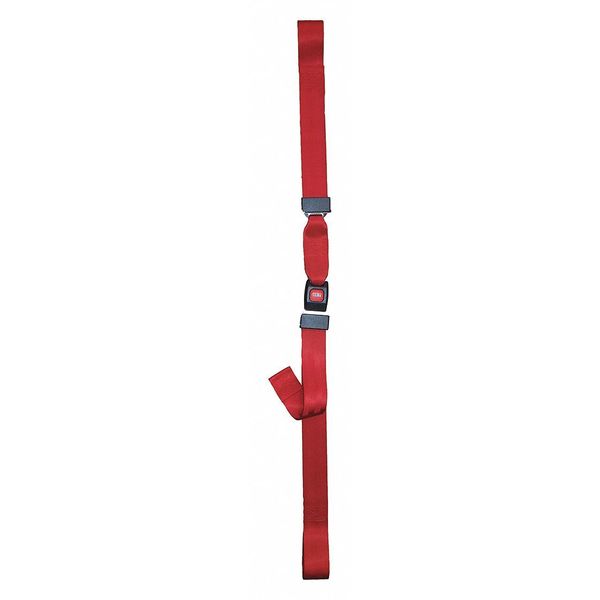 Strap, Red, 5 ft. L x 2-1/2