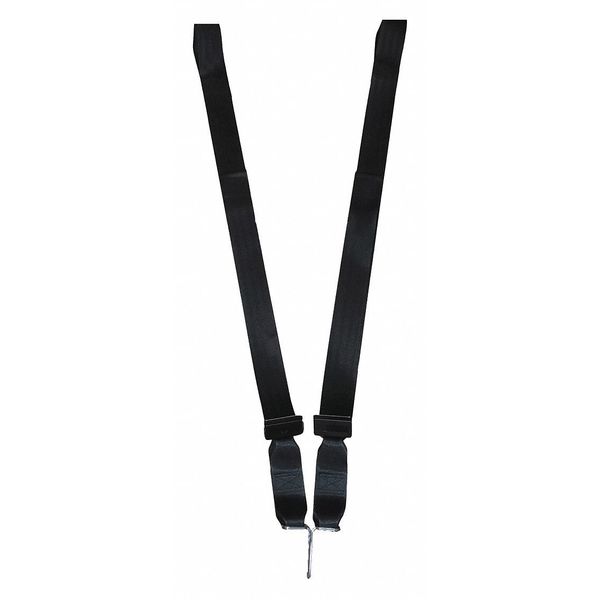 Strap, Black, 5 ft. L x 2-1/2