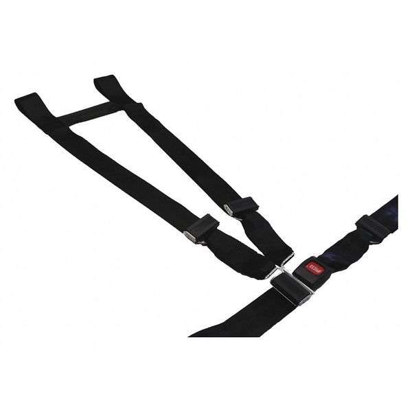 Strap, Black, 6 ft. L x 2-1/2