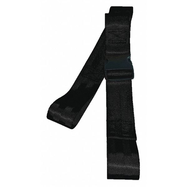 Strap, Black, 5 ft. L x 2-1/2