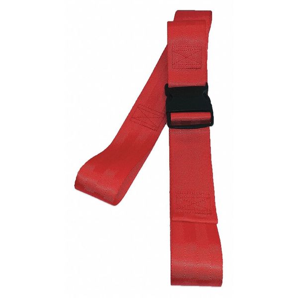 Strap, Red, 5 ft. L x 2-1/2