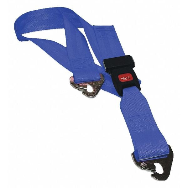 Strap, Blue, 7 ft. L x 2-1/2