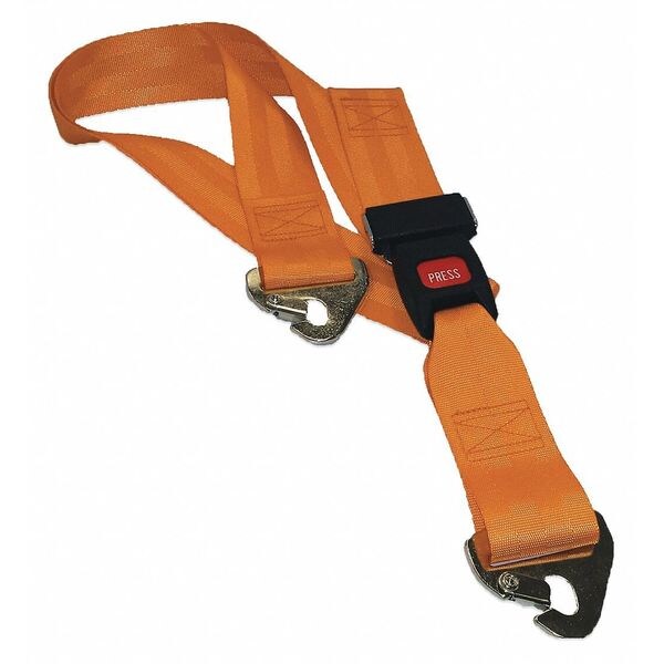Strap, Orange, 7 ft. L x 2-1/2