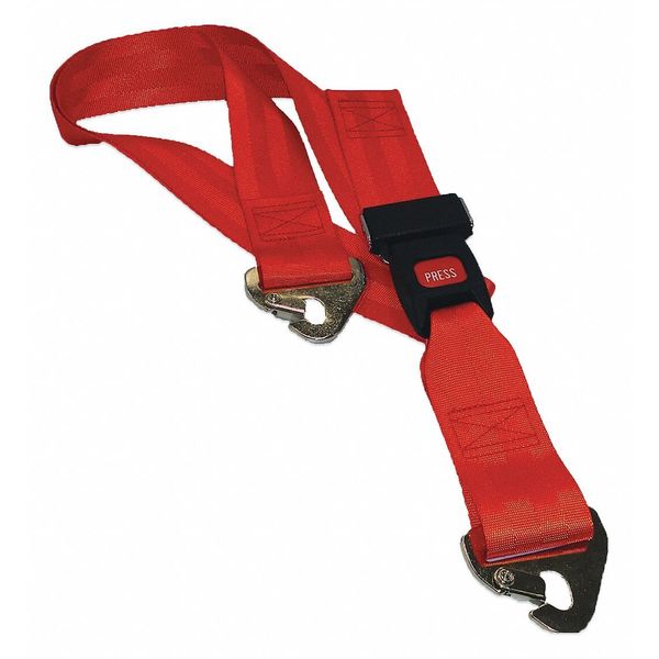 Strap, Red, 7 ft. L x 2-1/2