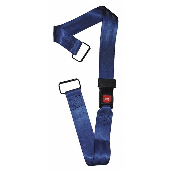 Strap, Blue, 5 ft. L x 2-1/2