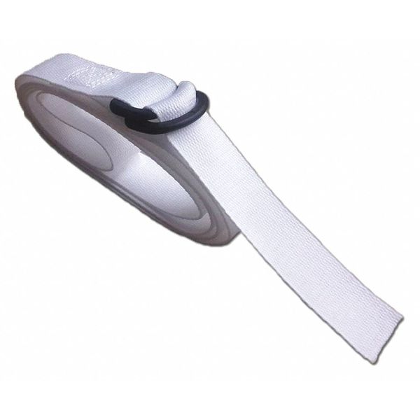 Strap, White, 5 ft. L x 2-1/2