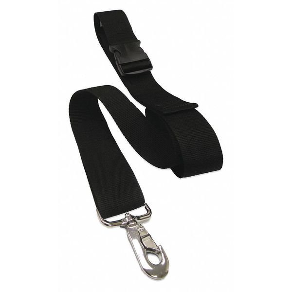 Strap, Black, 5 ft. L x 2-1/2