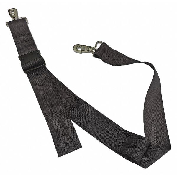 Strap, Black, 7 ft. L x 2-1/2