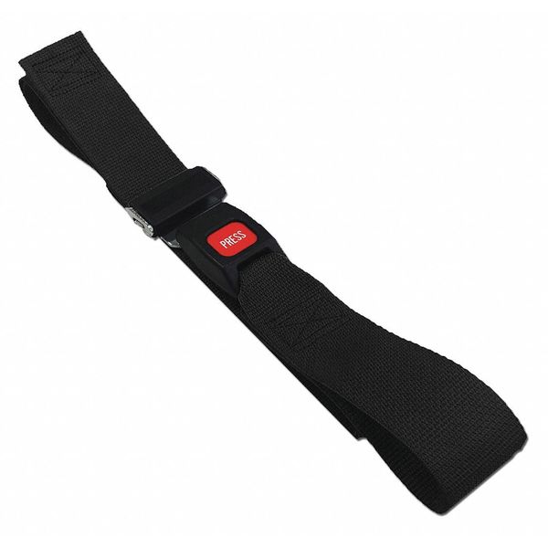 Strap, Black, 4 ft. L x 2-1/2