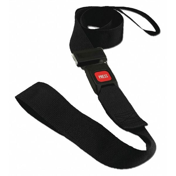 Strap, Black, 7 ft. L x 2-1/2