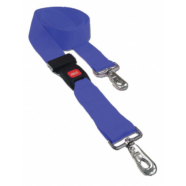 Strap, Blue, 5 ft. L x 2-1/2