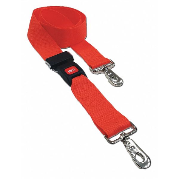 Strap, Orange, 5 ft. L x 2-1/2