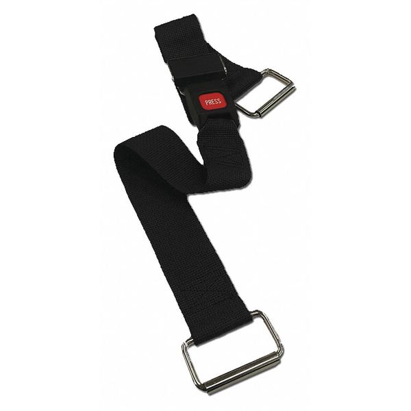 Strap, Black, 7 ft. L x 2-1/2