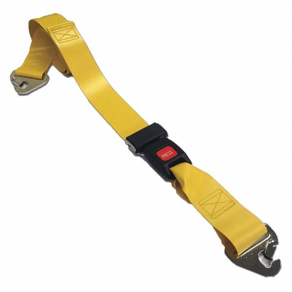 Strap, Yellow, 5 ft. L x 2-1/2