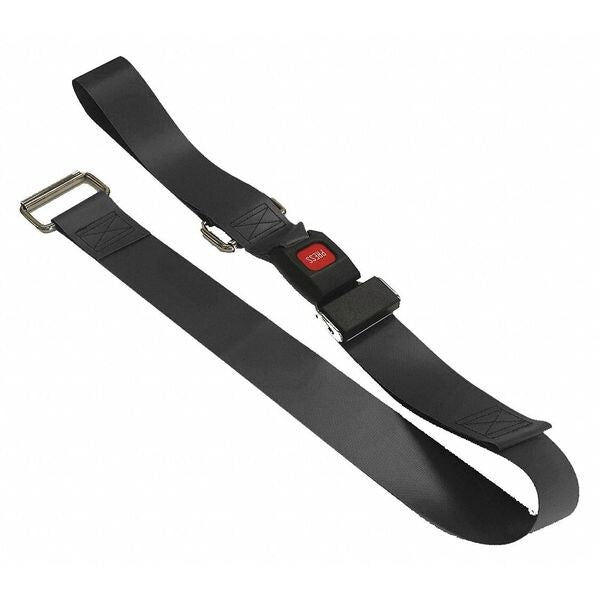 Strap, Black, 5 ft. L x 2-1/2