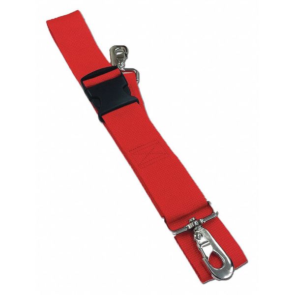 Strap, Red, 5 ft. L x 2-1/2