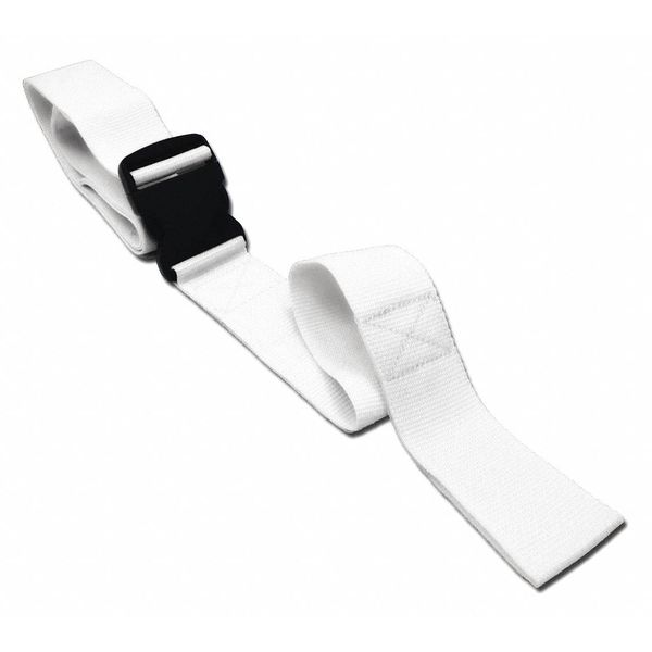 Strap, White, 5 ft. L x 2-1/2