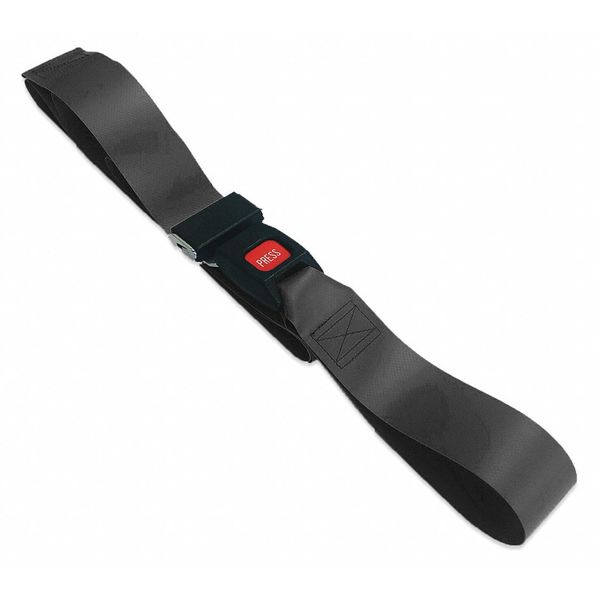 Strap, Black, 5 ft. L x 2-1/2
