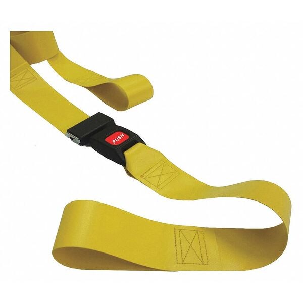 Strap, Yellow, 6 ft. L x 2-1/2