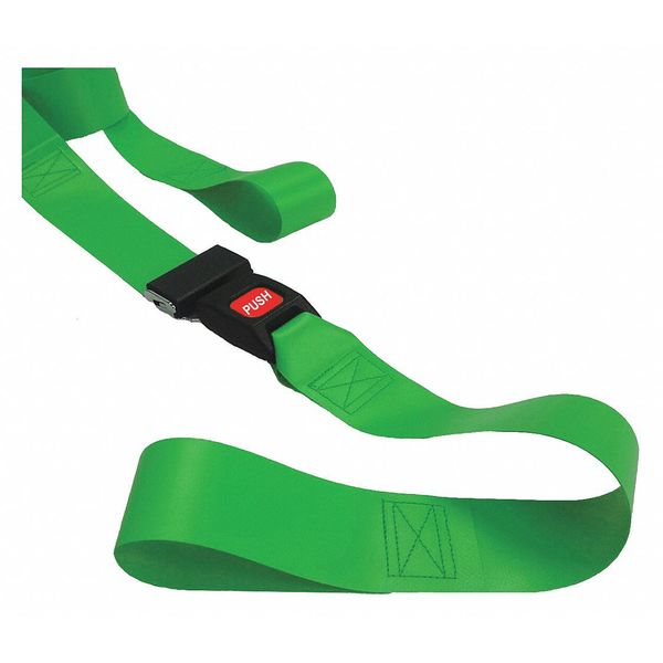 Strap, Green, 5 ft. L x 2-1/2