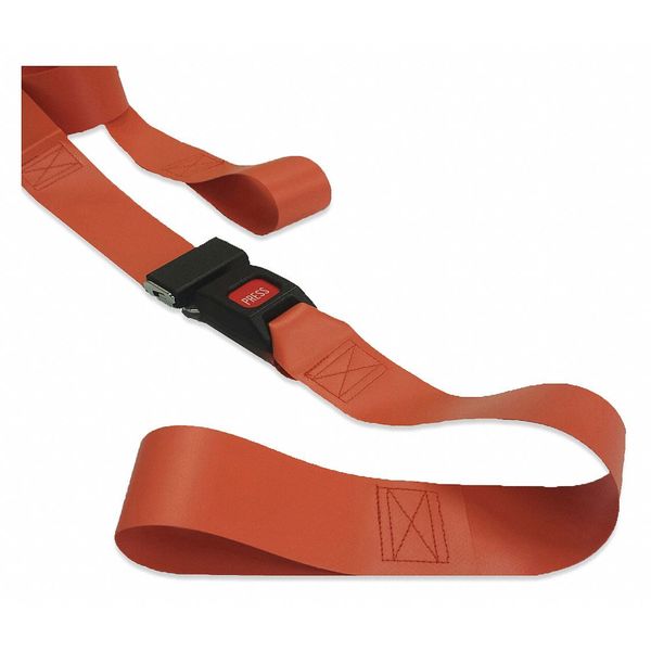 Strap, Orange, 5 ft. L x 2-1/2