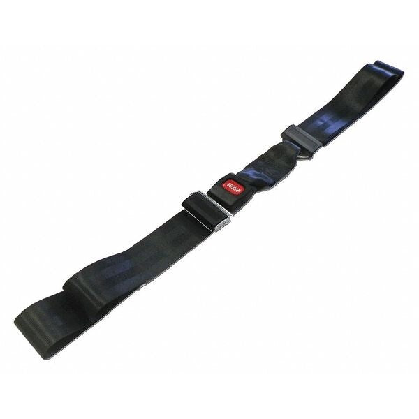 Strap, Black, 5 ft. L x 2-1/2