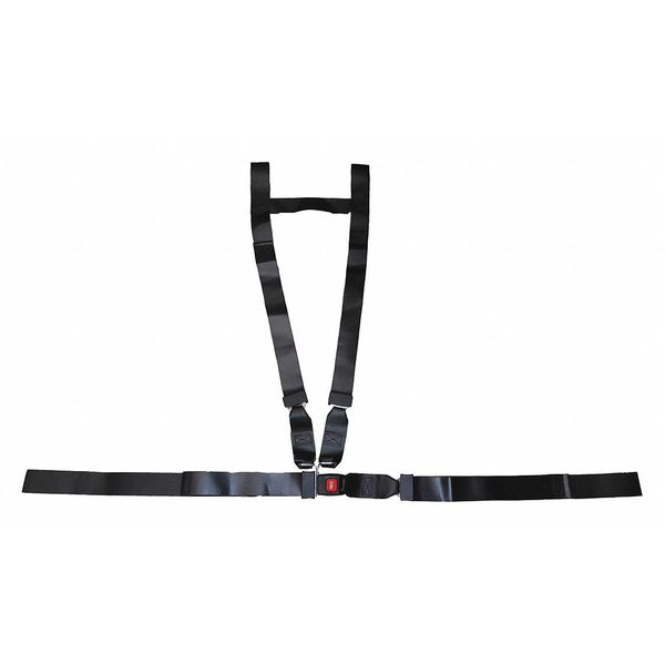Strap, Black, 6 ft. L x 2-1/2