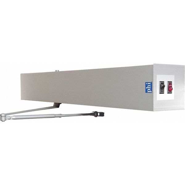 Automatic Hydraulic Stanley 40 Door Closer Standard Duty Interior and Exterior, Silver