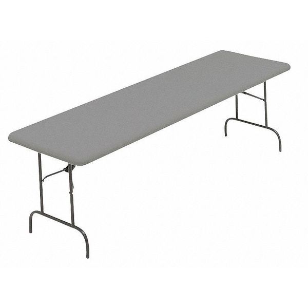 Rectangle IndestrucTableÃÂ® Commercial Folding Table, Charcoal - 30
